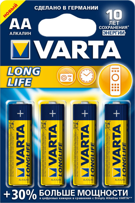 Э\п Varta Longlife LR06 BL4