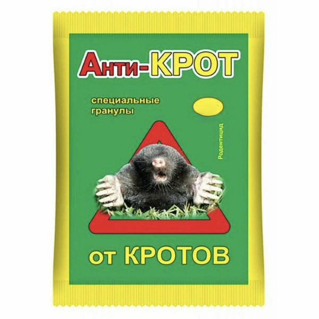 Средство от кротов Анти-Крот гранулы 200гр (24шт\кор)