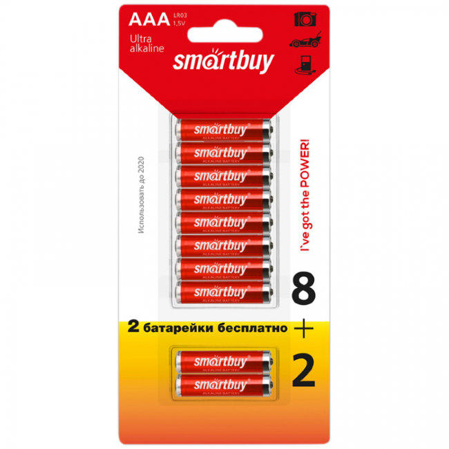 Э\п Smartbuy LR03  BL10 на блистере