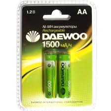 Ак-р Daewoo R06 NI-MH (1500 mAh) (2 бл)
