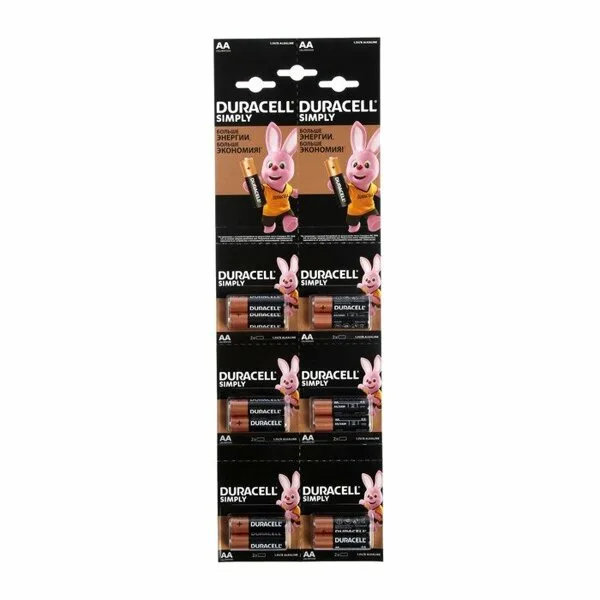 Э\п Duracell LR06 BL20 Simply 10x2 (200) Польша/Китай