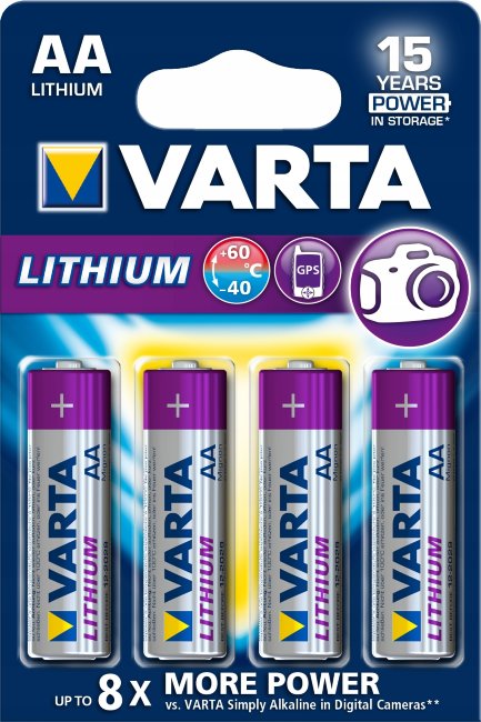 Э\п Varta LR06 BL4 LITHIUM