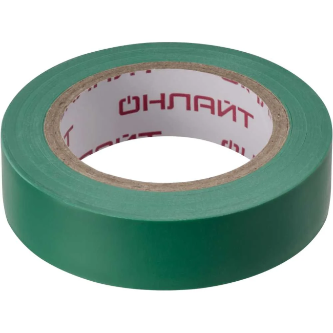 Изолента ОНЛАЙТ 15х10 зелёная