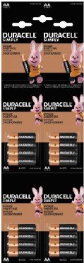 Э\п Duracell LR06 BL16 Бельгия (новый дизайн) SIMPLY
