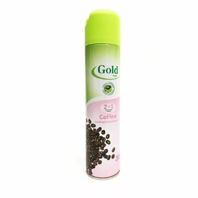 Освежитель воздуха Gold Wind кофе 300мл (24/12)
