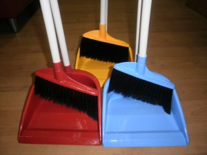 Набор для уборки средний щётка+совок (12шт) арт.DP07