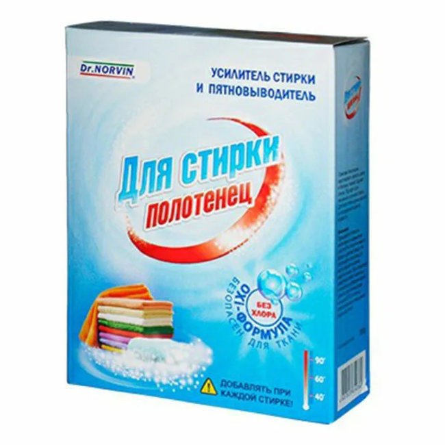 Для стирки полотенец (усилитель СМС и пятновыводитель) "Dr.Norvin" 300гр (28)