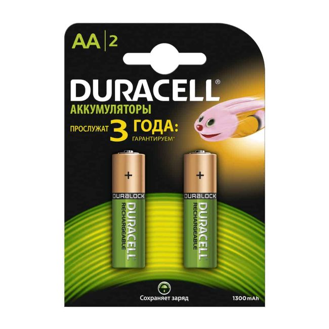 Ак-р Duracell R6 1300ma