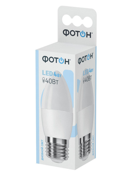 Лампа Фотон LED B35 4W E27 4000K