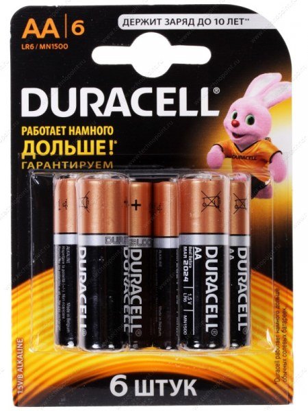 Э\п Duracell LR06 BL6 (60)
