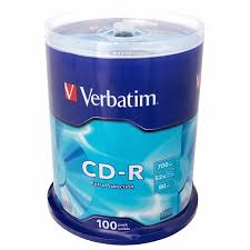 Диск Verbatim CD-R 80 (52x) CB-100 (100шт в упак)