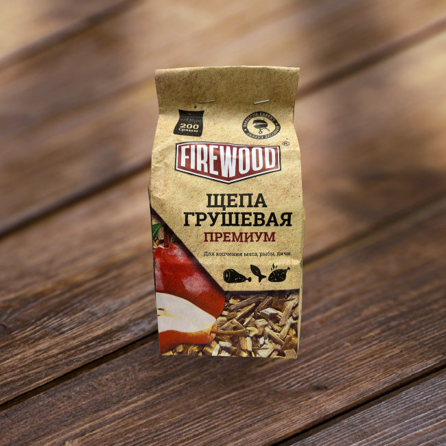 Щепа для копчения ГРУША Fire Wood 200г (24)