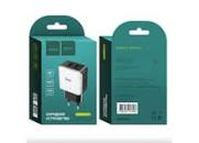 З\У HOCO C52B USB 2A чёрно-белый (зел упаков)