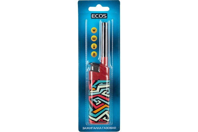 Зажигалка газовая ECOS 089C(1/30)