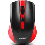 Мышь SB ONE 352 БЕСПРОВОДНАЯ  красная\чёрная