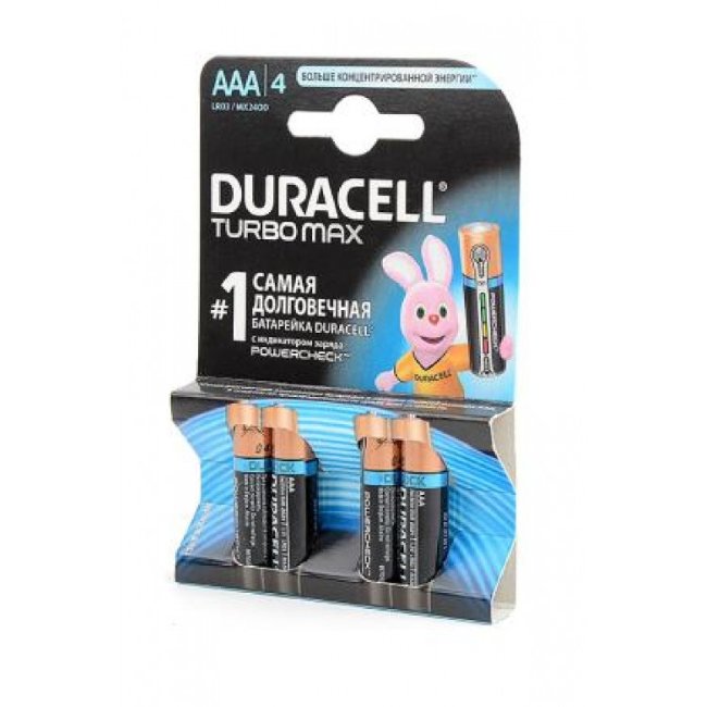 Э\п Duracell TURBO LR03 BL4