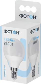 Лампа Фотон LED P45 6W E14 4000K