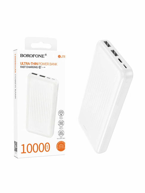 Внешний Акб Borofone BJ78 10000mah белый