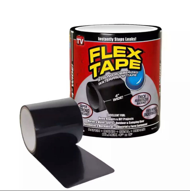 Flex Tape 5м чёрный (СУПЕРЛЕНТА)