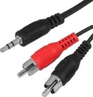 Шнур 3.5стерео*2RCA 1.8мет Ritmix RCC-077/Atcom/Smartbuy