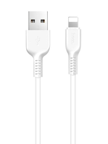 Кабель HOCO  Lightning 1м белый (X37)