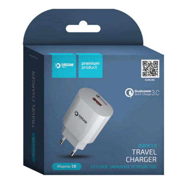 З\у DREAM DRM-C9 2.4 USB белый