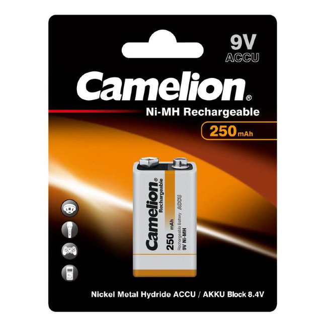 Ак-р Camelion 250ma BL1 крона