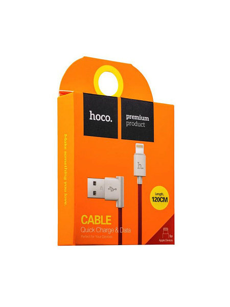 Кабель HOCO  Lightning 1.2м красный UPL11
