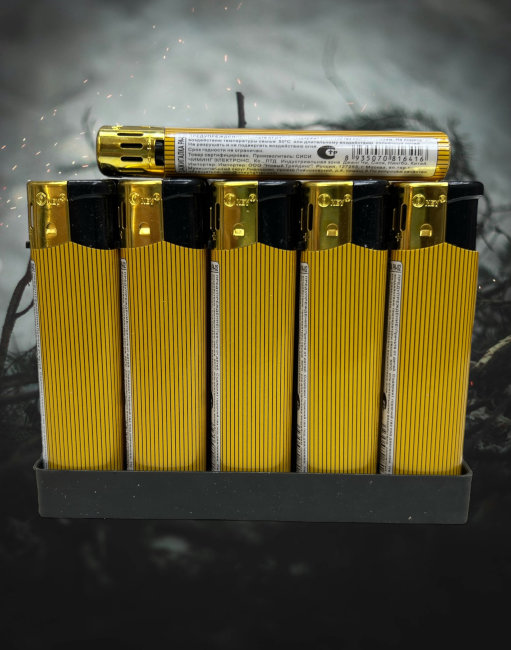 Зажигалка пьезо ONEY арт.PA-02 (50)  СССР