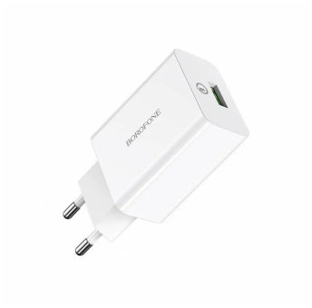 З\У Borofone BA111A 1USB 18W белый