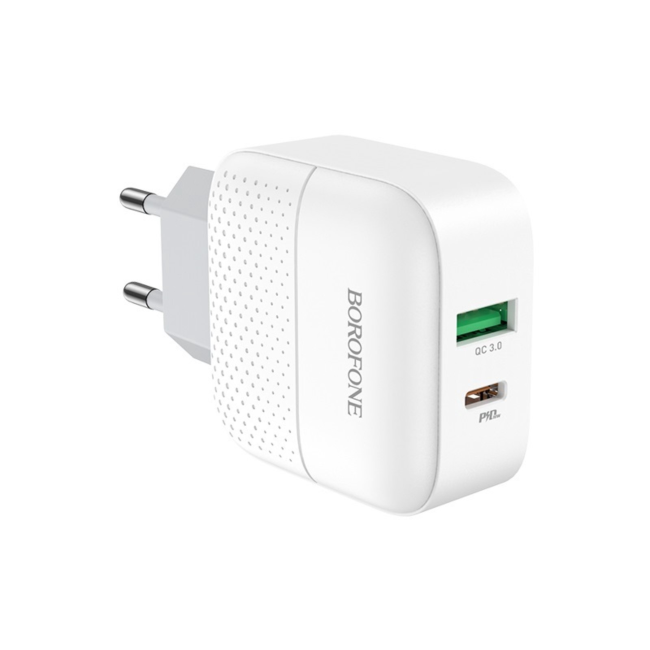 З\У Borofone BA46A 1USB-1Type-C белый
