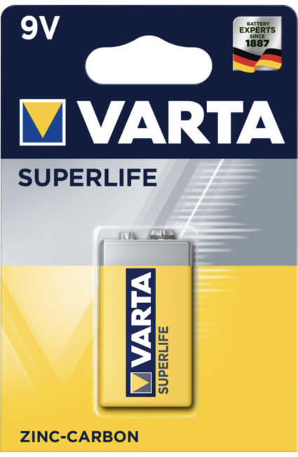 Э\п Varta 6F22 Superlife BL1 9v крона
