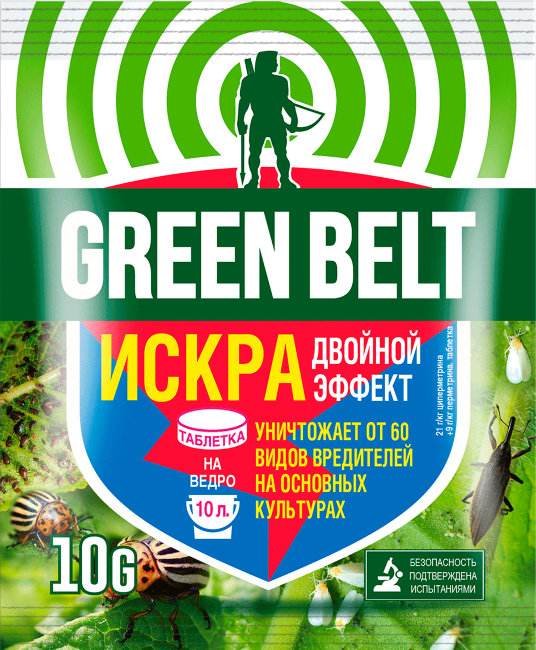 Искра таблетка от насекомых 10гр (350)
