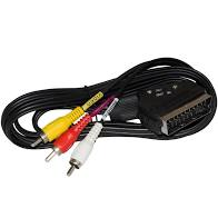 Шнур скарт*3RCA 1мет