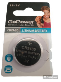 Э\п GoPower CR2430 BL1