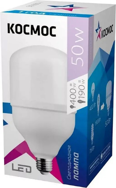 Лампа свд Космос HWLED 50W E27 6500K