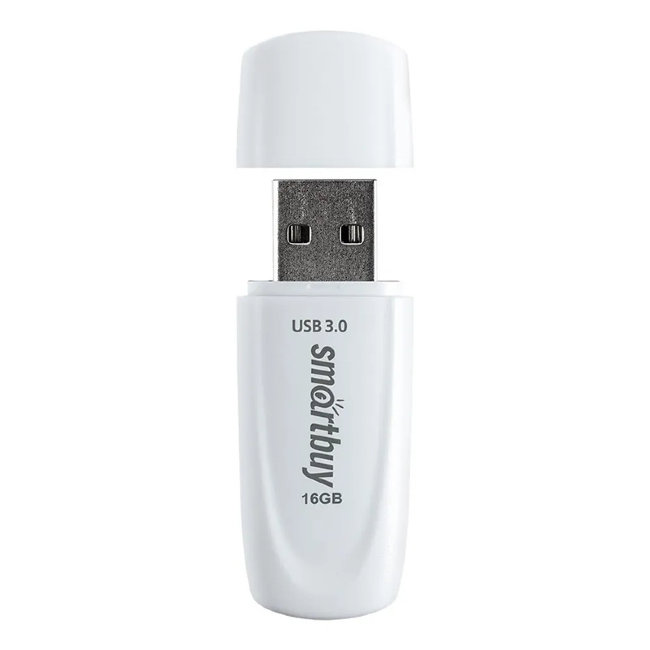 Флешка USB Smartbuy 16GB Scout белый