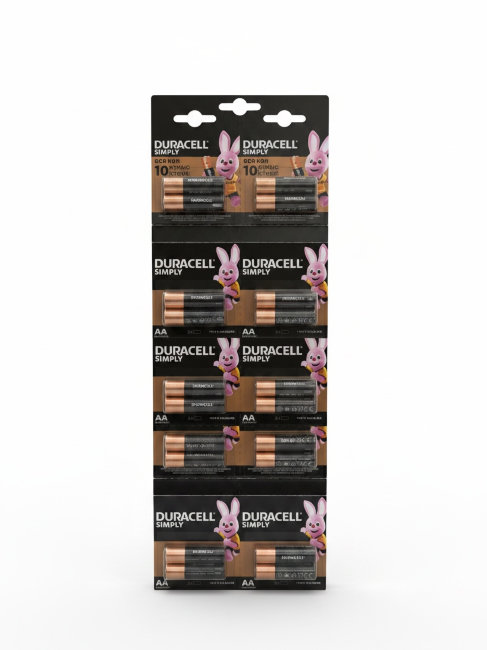 Э\п Duracell LR06 BL20 (10х2) Бельгия/Казахстан (новый дизайн) SIMPLY