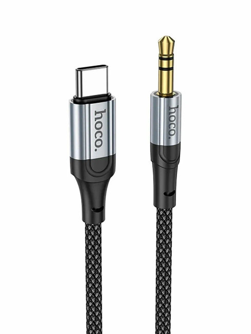 Кабель HOCO Type-C - AUX UPA26 1м черный