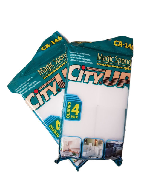 Меломиновая губка 4шт City-UP арт.CA-146