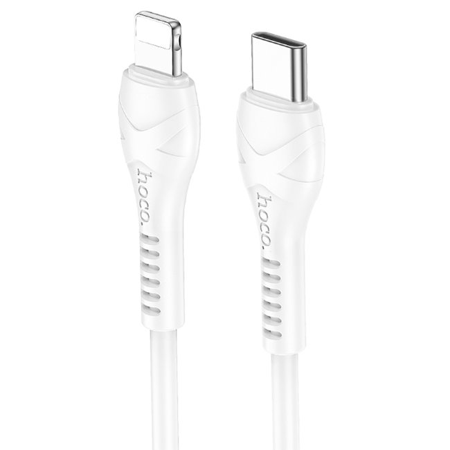Кабель HOCO  Type-C-Lightning 1m белый (X37)