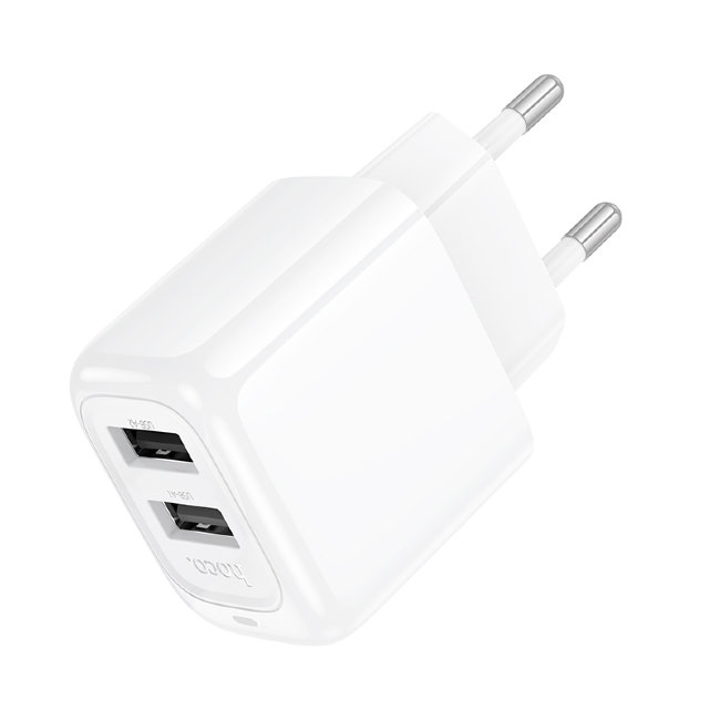 З\У HOCO CS51A 2USB 2.4A белый
