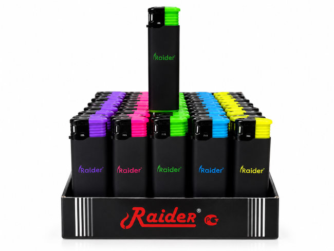 Зажигалка пьезо RAIDER арт.605 (50)