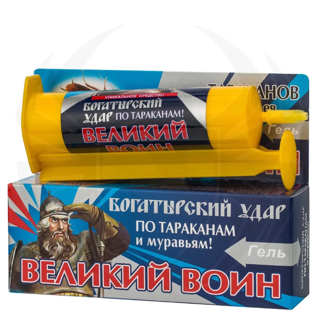 Великий воин гель от тараканов 45мл