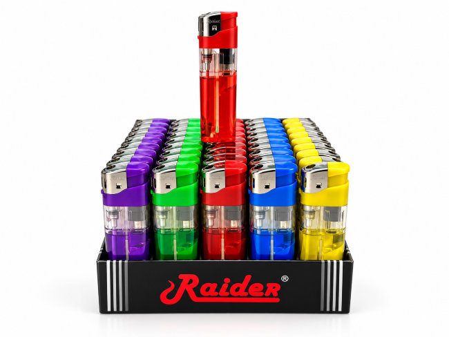 Зажигалка пьезо RAIDER арт.973 (50)