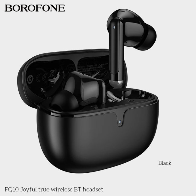 Гарнитура Borofone FQ10 чёрные беспроводные
