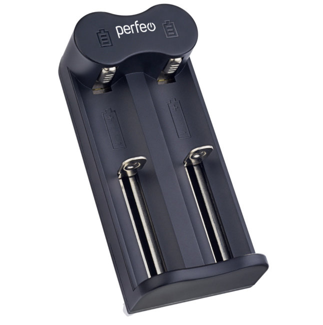 З\У Perfeo PF-UL-210 Li-ion 5V (17335-14500-16500-18650) 2 слота (80)