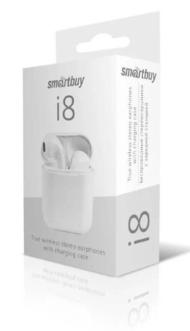 Гарнитура Smartbuy SBH-302  i8,белая TWS Bluetooth