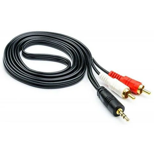 Шнур 3.5стерео*2RCA 1.5мет Джетт