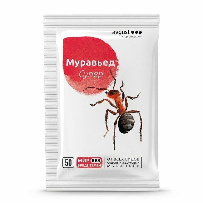 Муравьед Супер средство от муравьев 50гр (голубые гранулы)